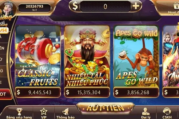 Thế giới slot game đa dạng